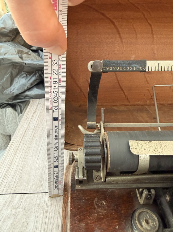 Image 1 of Antike Blickensderfer Schreibmaschine Nr. 7 avec Koffer