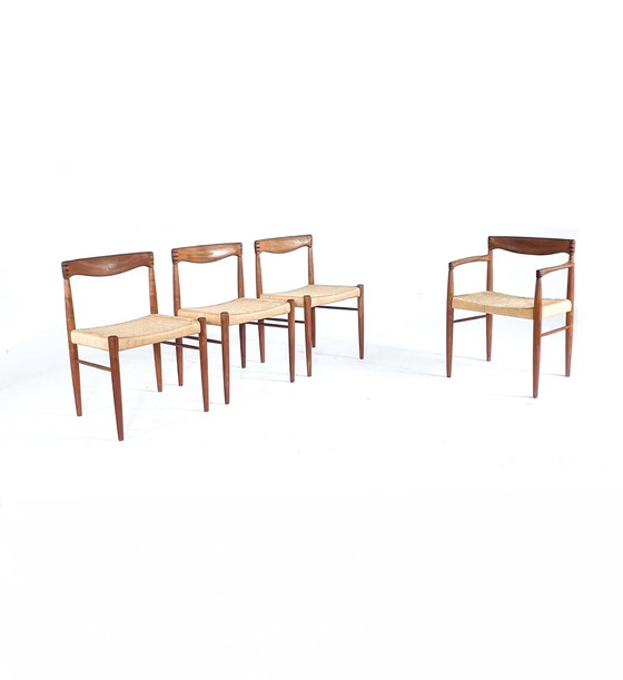 Image 1 of 4x Dining chair Henry Walter Klein, Bramin '60