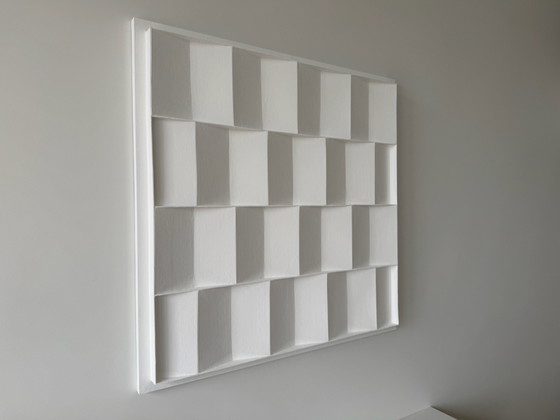 Image 1 of Beautiful Unique 3D Relief NUL Artwork (80x80cm) | Modern