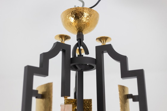 Image 1 of Lanterna "Osmond" in stile neoclassico. Opera d'arte di un artigiano.