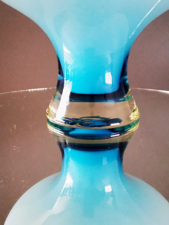 Image 1 of Empoli Glass Vase Italy Toscany, jaren 60