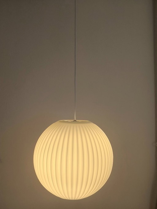 Lampe à suspension vintage Louis Kalff Philips du milieu du siècle