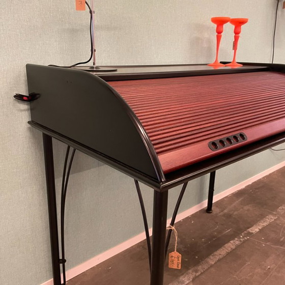 Secretaire Ligne Roset – Pagnon e Pelhaître, ca. 1988 – Scrivanie, Metal, Wood (photo 6 of 7)