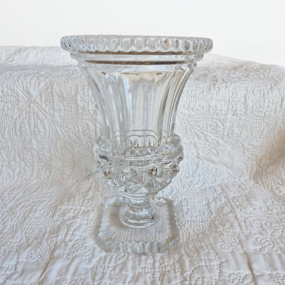 Kristallvase signiert Art Vannes France – Medici-Form – 28 cm – Vasen, Crystal (photo 12 of 12)