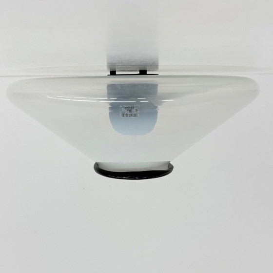 Image 1 of Applique murale Leucos en verre de Murano, design du milieu du XXe siècle, Italie des années 1980