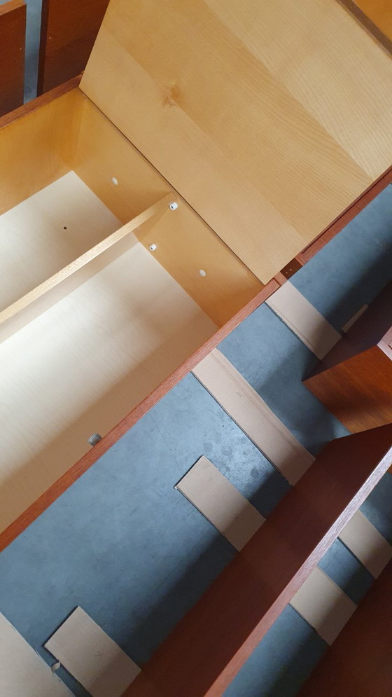 Image 1 of vintage wall unit deens modules teak 60s