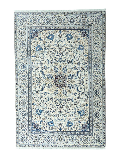 Hand-knotted Nain 9la With Silk - 308 X 205 Cm