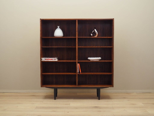 Librería de palisandro, diseño danés, años 70, fabricante: Hundevad