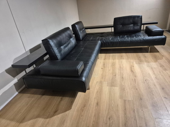 Image 1 of Rolf Benz Dono – Ecksofa – Schwarz – Leder – Design