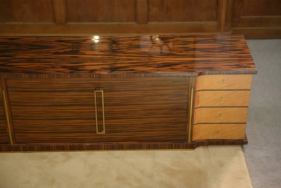 Enfilade minimalista in ebano e sicomoro anni '60 – Credenze, Legno, Vintage (photo 8 of 13)