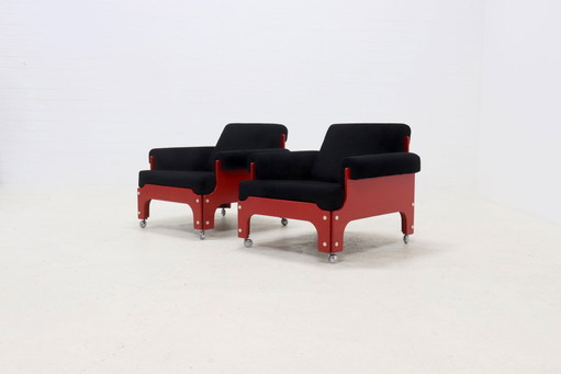 Vintage Jan Pieter Berghoef for 't Spectrum SZ85 Lounge Chair