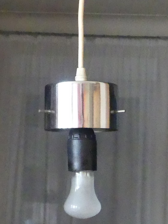 Image 1 of Hanglamp omhuld glas gloeilamp vorm jaren 70 UK1aeb