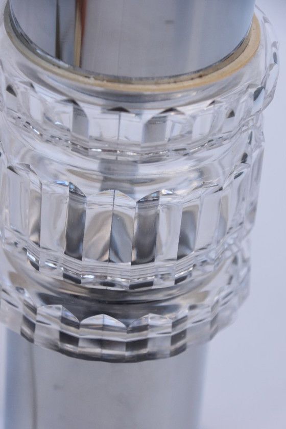 Image 1 of Lampada da tavolo Kosta Boda tipo 1180 in cristallo e cromo