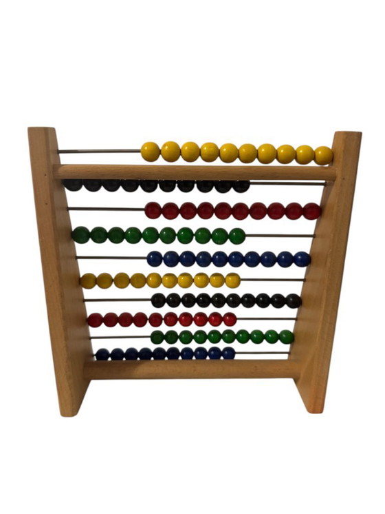 Image 1 of Boulier en bois vintage des années 1980