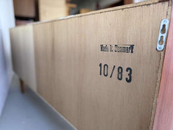 Image 1 of Exclusive Dyrlund Teak Sideboard Vintage Cabinet Dresser Bookshelf