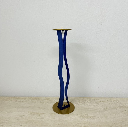 Lucite Cec Lepage Style Lucite Candlestick, 1980s