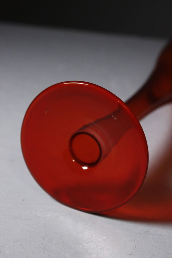 Blown Glass Vase Design Tom Connally Greenwich Flint Craft 1970s (photo 4 of 7)