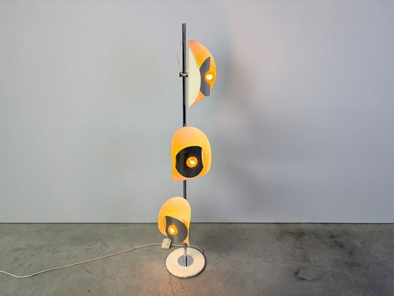Mid Century Floor Lamp by Brevetatto Italy, 1960s – Floor lights, Metal, Stone (photo 10 of 11)