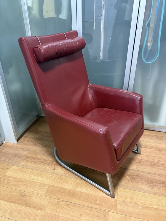 Image 1 of Fauteul – Montis – Madonna – Gerard van den Berg – Rood Leer