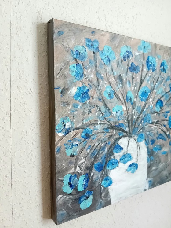 Image 1 of Peinture de fleurs dans un vase (1)