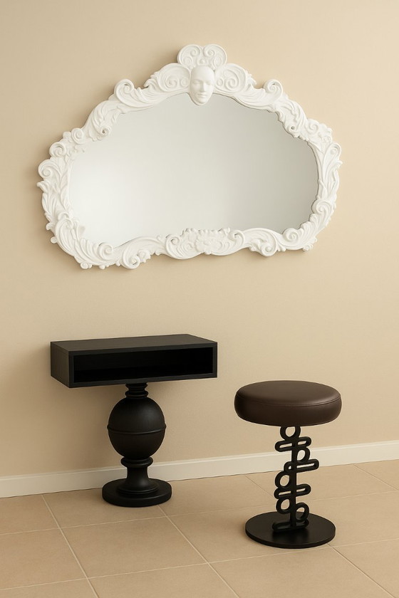 Image 1 of Taburet Ken by Marcel Wanders for Quodes - rare design from 'Beautiful Women' collection - brown/black