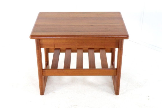 Dyrlund Bijzetkastje Bijzettafel Vintage Massief Teak – Wood (photo 14 of 18)