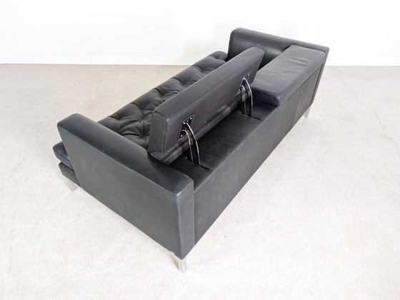 Image 1 of Divano originale de Sede DS-0040 in pelle, due posti, nero