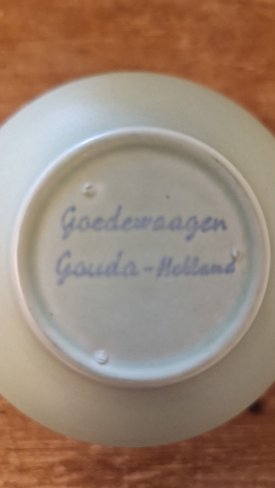 Image 1 of Service à café Goedewaagen sur plateau assorti