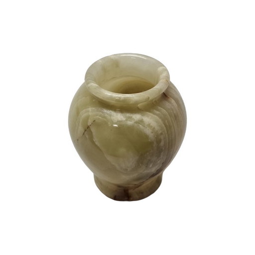 Vintage onyx marble vase