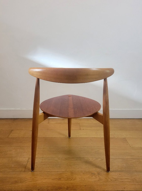 Image 1 of Set di quattro sedie "The Heart" di Hans J. Wegner per Fritz Hansen.