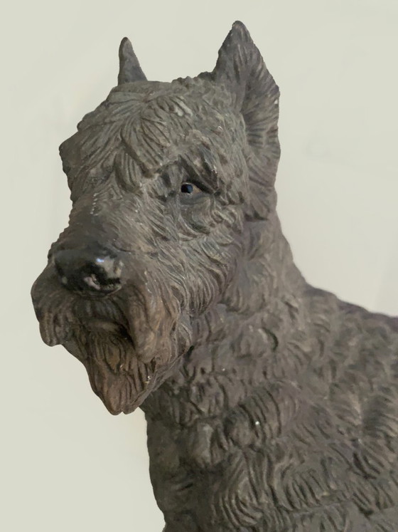 Image 1 of Statuetta decorativa vintage in porcellana Bouvier, Vaga International, modello Akita