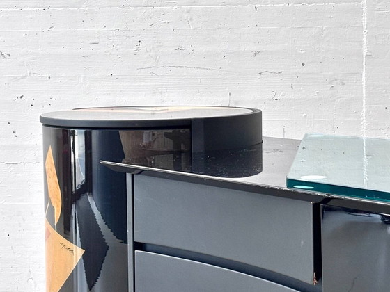 Meuble bar postmoderne de Carlo Malnati, Italie, 1990 – Buffet bas, Wood (photo 11 of 19)