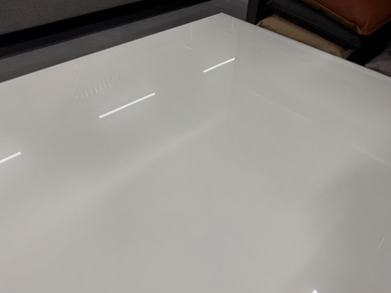 Image 1 of Mesa de centro Beek S7 de cristal blanco 140 x 120