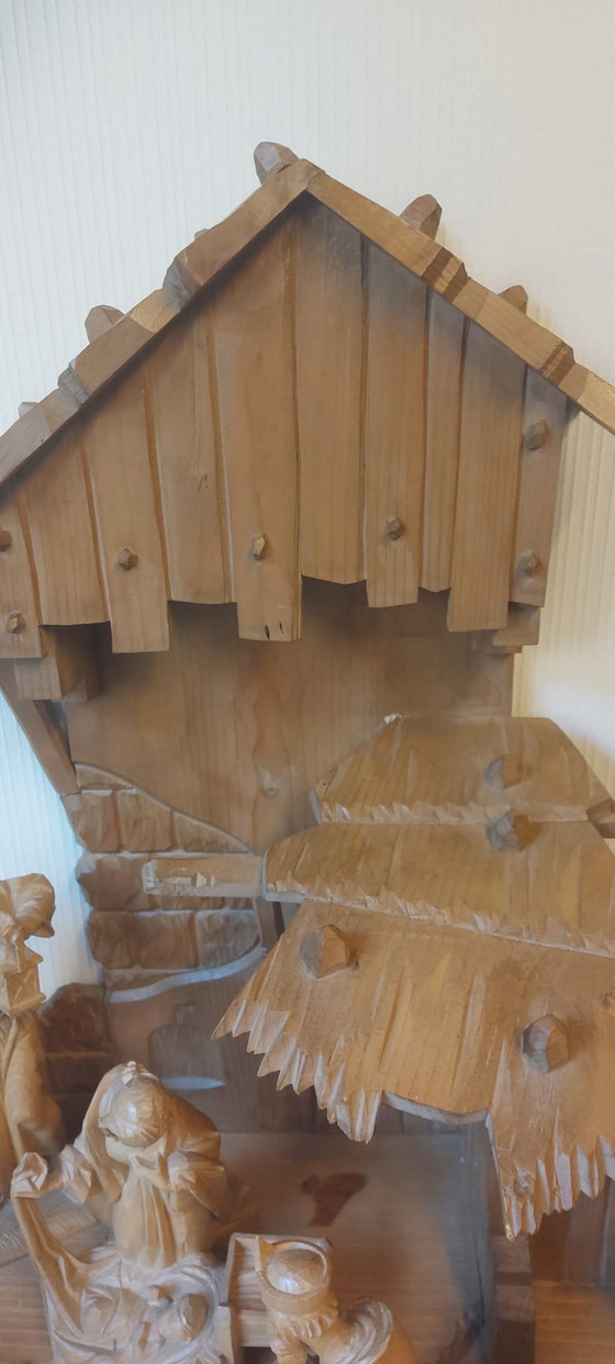 Image 1 of Crèche vintage d'Oberammergau