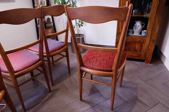 Image 1 of Set of Retro Dining Chairs – Dřevotvar Jablonné nad Orlicí 