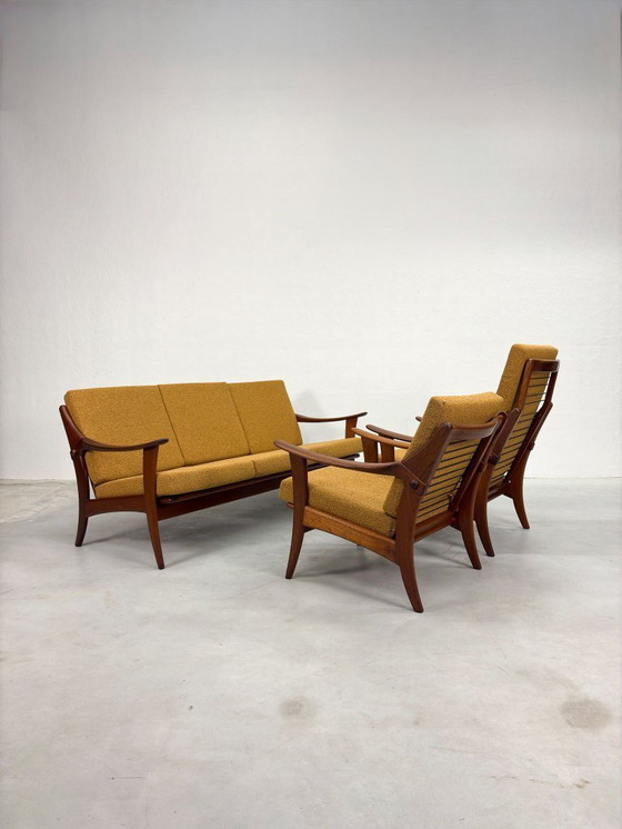 Image 1 of Vintage Mid-Century Lounge Set De Ster Geldermalsen