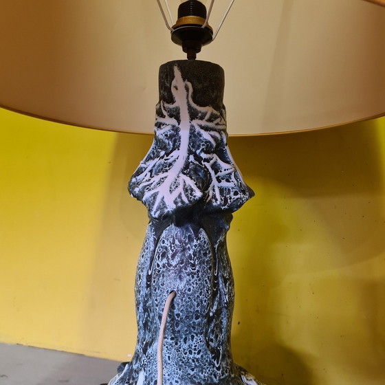 Image 1 of French Ceramic Design Floor Lamp From The 1960s