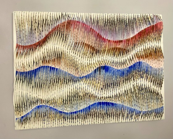 Image 1 of Tableau sculpture art textiles Ref : Akiko