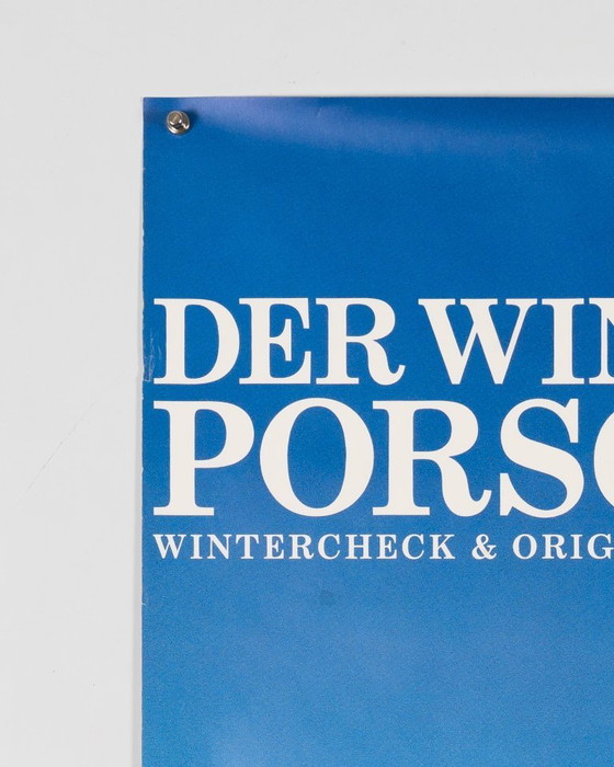 Porsche Der Winter Porsche – 1980 – Poster originale Porsche vintage – Arte automobilistica vintage – 102x76 (photo 6 of 8)