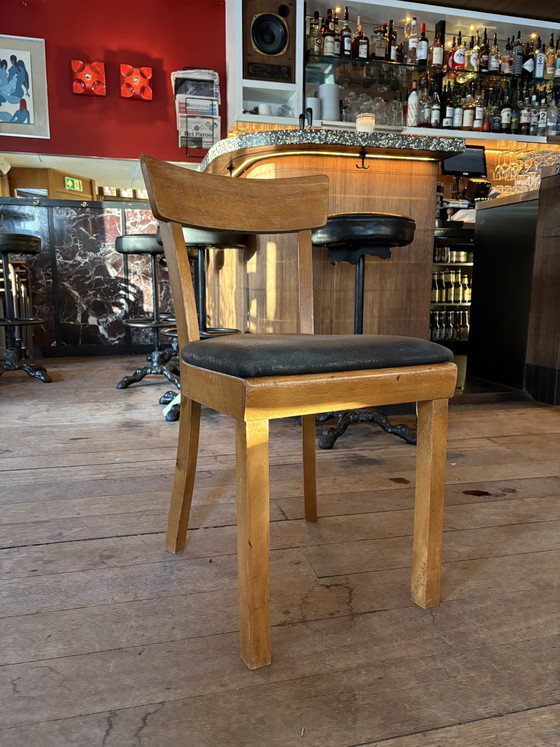 Sedie da pranzo vintage – Wood, Skai (photo 12 of 13)