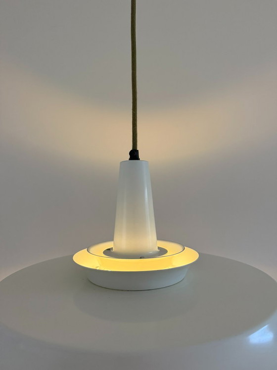 Vintage Danish pendant  - Carl Thore Trava style - Danish design lamp I – Granhaga, Pendant lamps, Aluminium (photo 3 of 9)