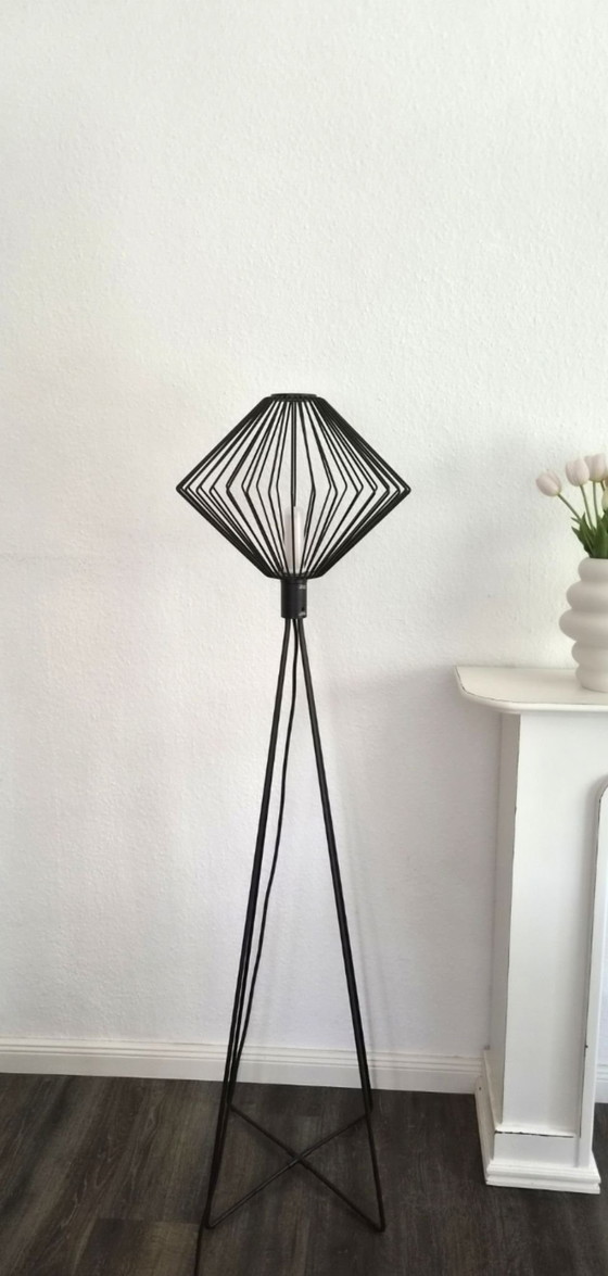 Wever & Ducré WIRO FLOOR DIAMOND 1.0, rare design Floor light in Black, Metal (photo 2 of 5)