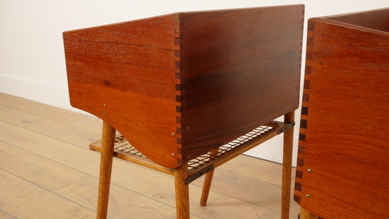Set Deense Vintage Nachtkastjes | Teak &amp; Eiken | Vintage – Wood (photo 12 of 16)