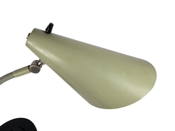 Image 1 of Hala Zeist - H. Th. Busquet - collo flessibile - lampada da tavolo - Bauhaus - anni '50