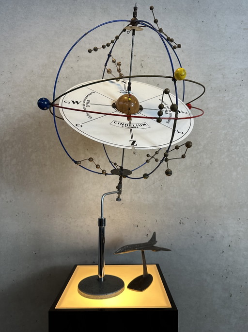 Vintage Didactic Model - Cinhelium – decoratieve objecten, Metal, Wood (photo 2 of 12)