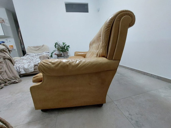 Image 1 of Canapé vintage 3 places Poltrona Frau