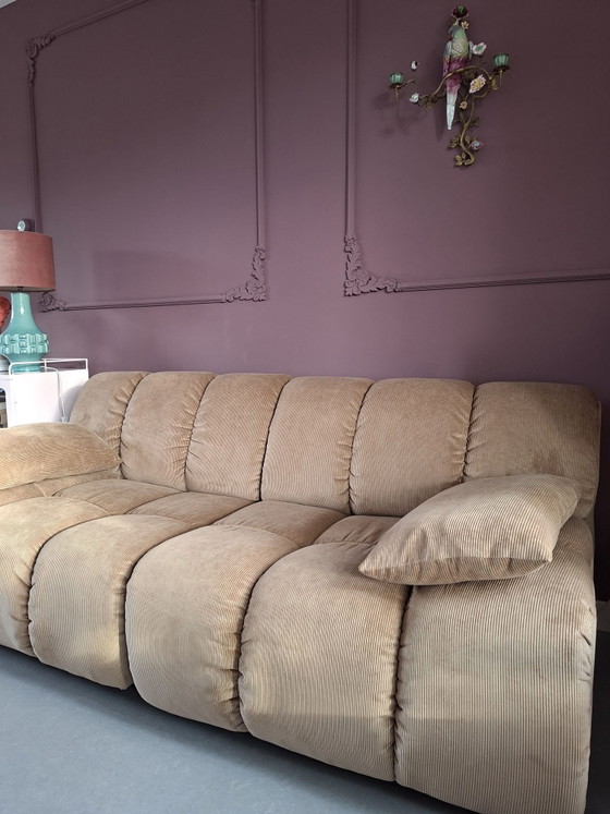 HK living Wave Couch Brown – hk-living, 2 seaters, Textile (photo 2 of 7)