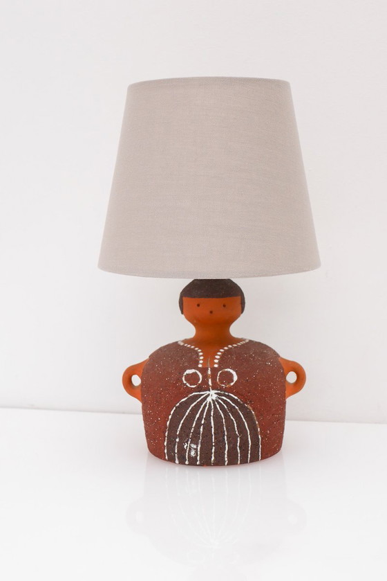 Scandinavian Pottery Table Lamp by Thomas Hellström for Nittsjö, 1970s – Ceramic (photo 8 of 12)