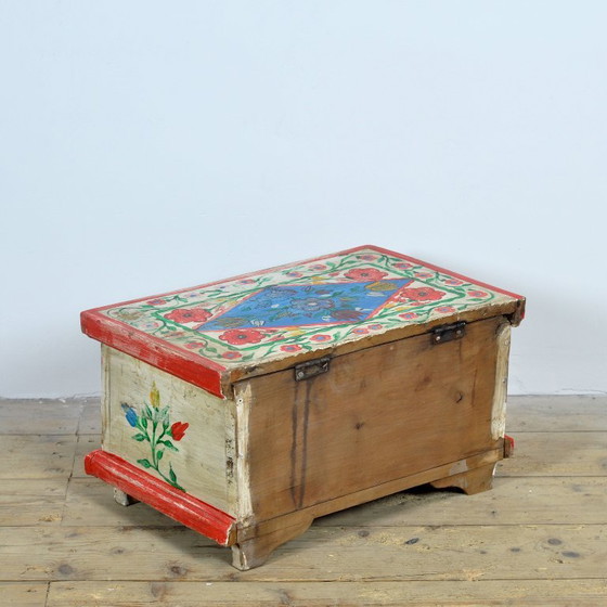 Piccola Cassapanca Folk Art, Circa 1950 – Armadi contenitori, Wood (photo 10 of 10)