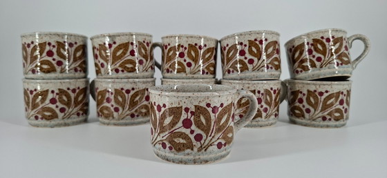 Image 1 of Servizio da caffè in terracotta d'epoca